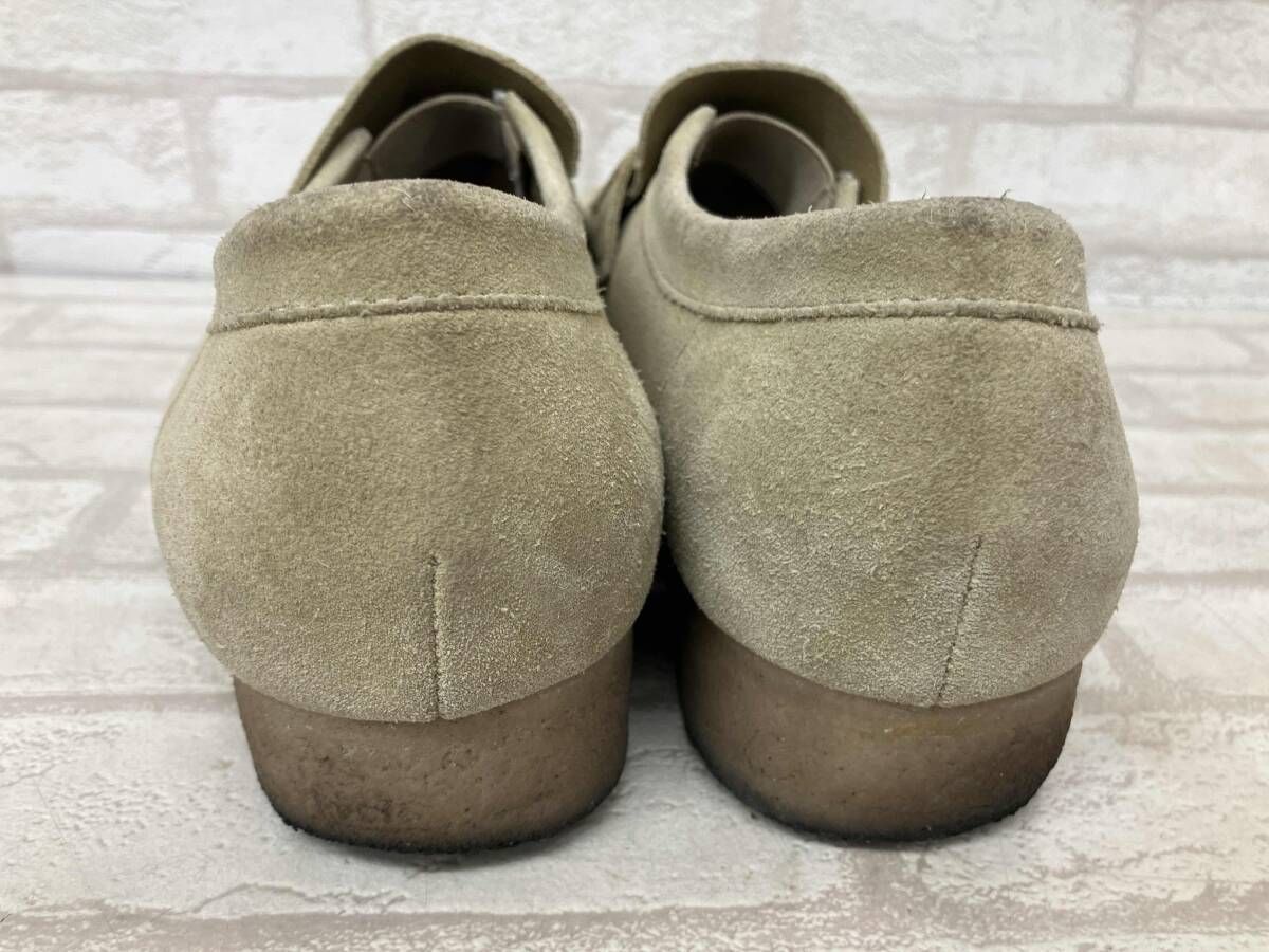  Clarks クラークス ワラビーローファー ベージュ スウェード メンズ 26 5 cm その他 ブーツ 革靴