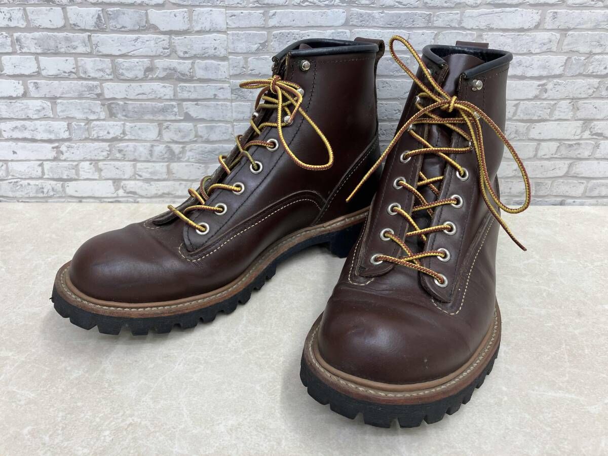 RED_WING レッドウィング 2933 8409119 メンズ靴 レースアップブーツ ラインマン ブラウン レザー 8 5インチ