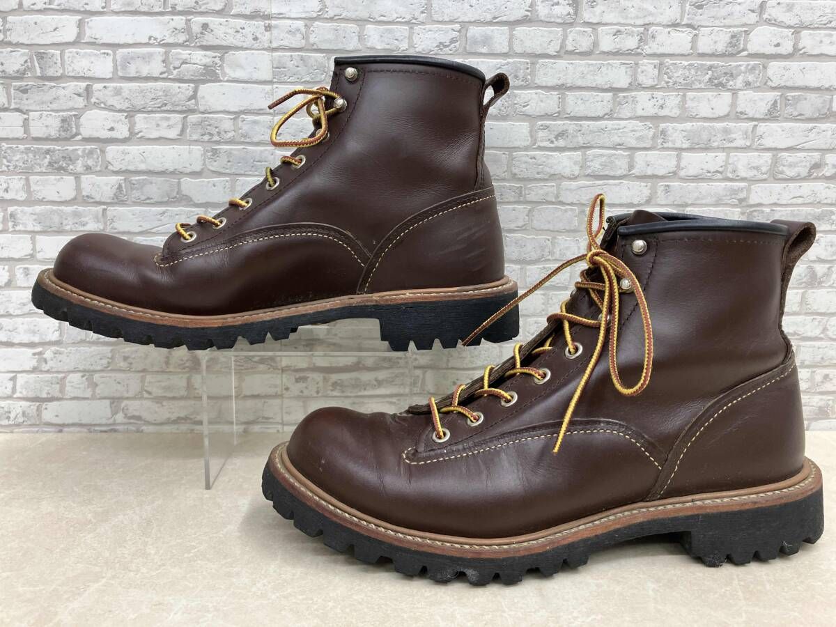RED_WING レッドウィング 2933 8409119 メンズ靴 レースアップブーツ ラインマン ブラウン レザー 8 5インチ