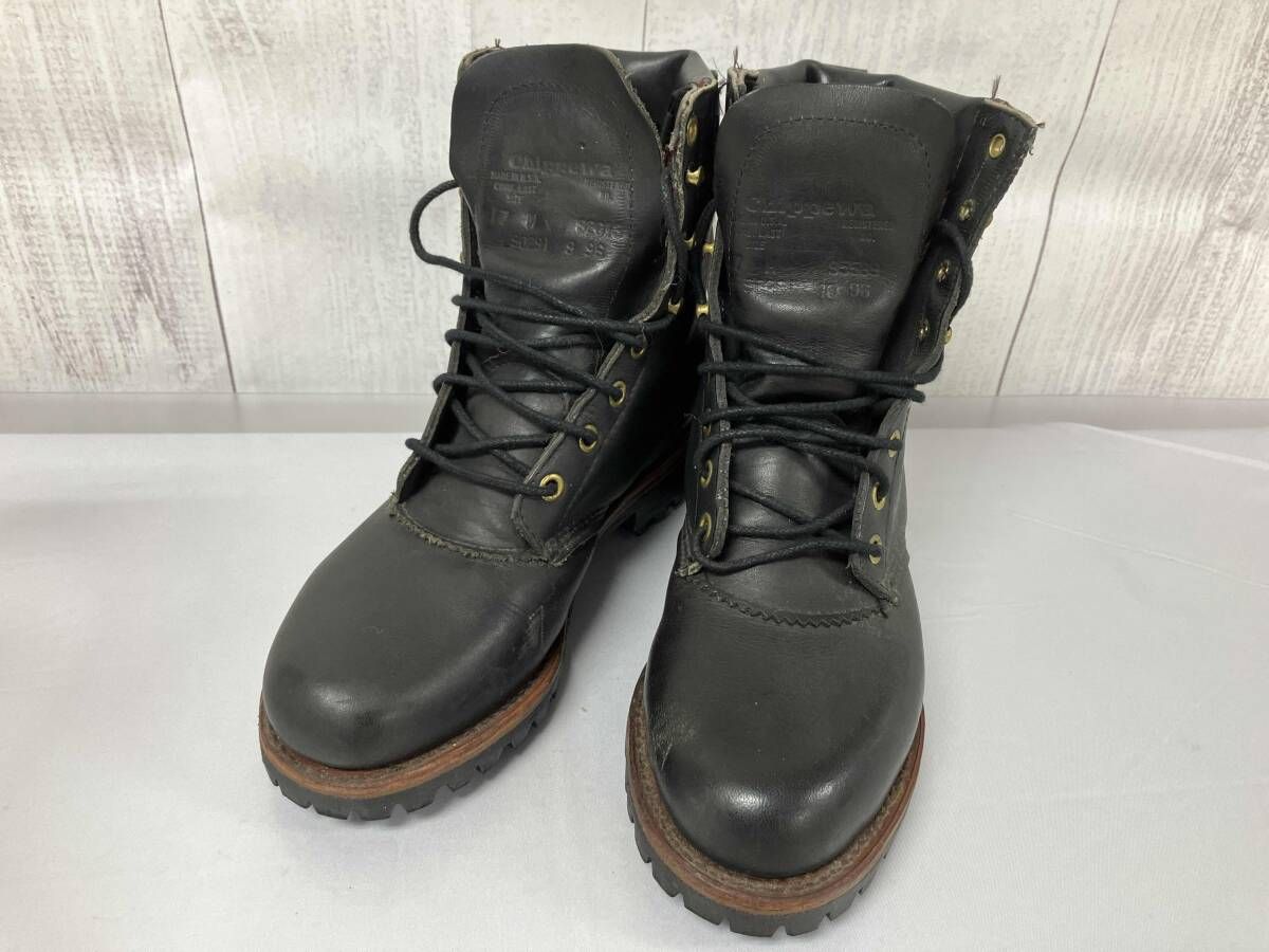 CHIPPWA チペワ 90291 レースアップ ブーツ 黒タグ ブラック サイズ 7