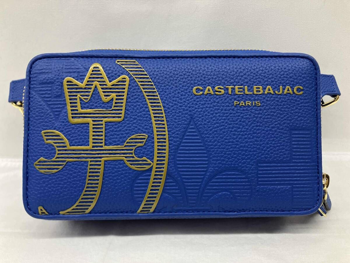 Castelbajac カステルバジャック ショルダーバッグ ウエストバッグ ブルー メンズ