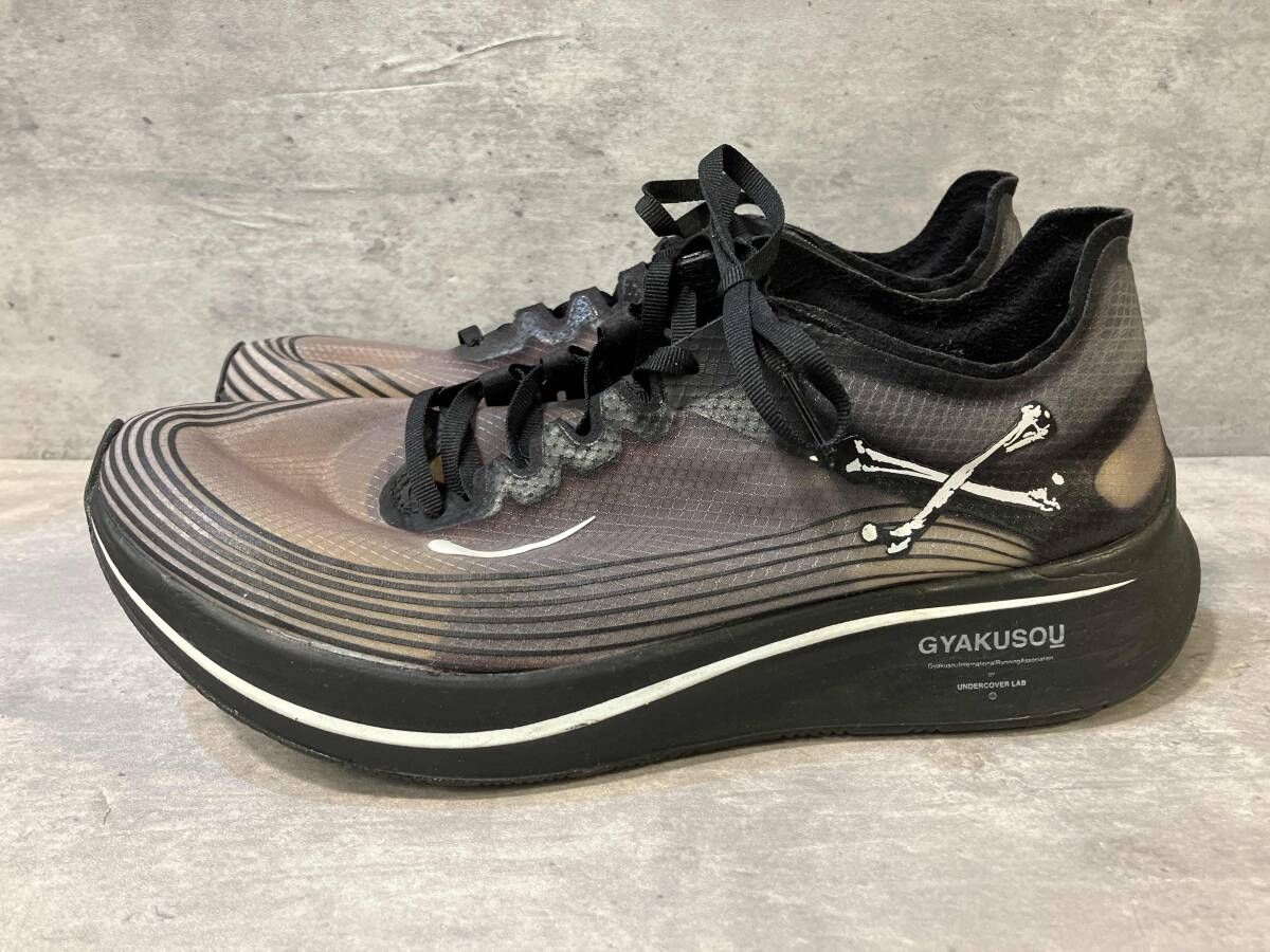 NIKE × UNDERCOVER GYAKUSOU Zoom Fly SP SNEAKER BLACK size27.5
