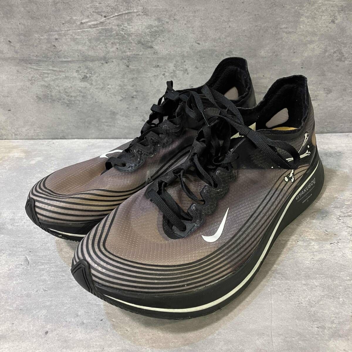 NIKE × UNDERCOVER GYAKUSOU Zoom Fly SP SNEAKER BLACK size27.5
