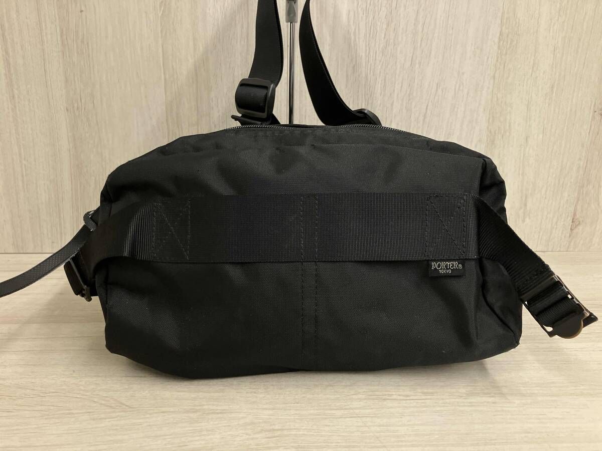 PORTER ボディバッグ ウエストバッグ ブラック