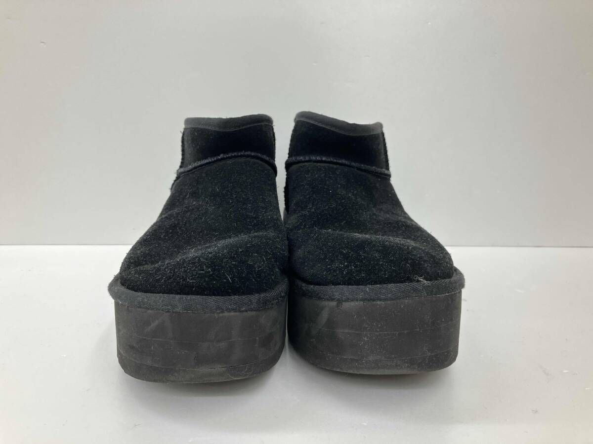UGG アグー Ciassic Ultra Mini Platform クラシック ウルトラ ミニ プラットフォーム 1135092 ショートブーツ 26 ブラック 冬