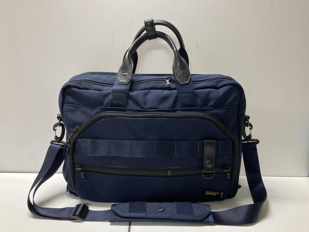 エンゲージメント ブリーフケース ネイビー 紺 2 way