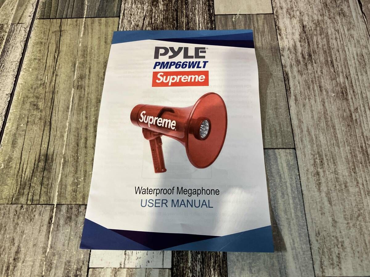 Supreme シュプリーム Pyle Waterproof Megaphone RED メガホン - メルカリ