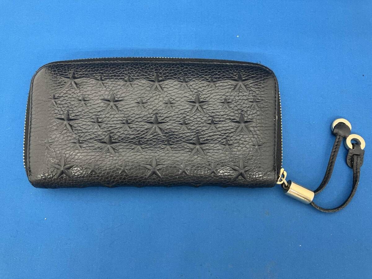 通年 JIMMY CHOO ジミーチュウ 長財布 ロングウォレット ラウンド 