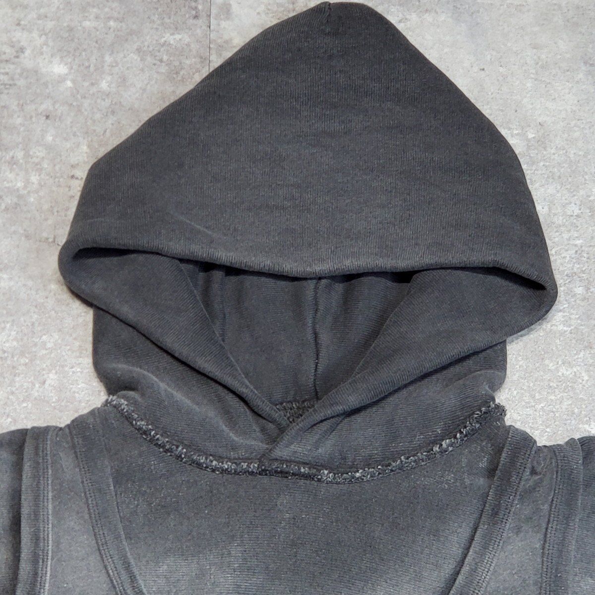 ALEXANDER WANG 24AW OVERSIZED UNISEX TRIPLE LAYER HOODIE フェード 