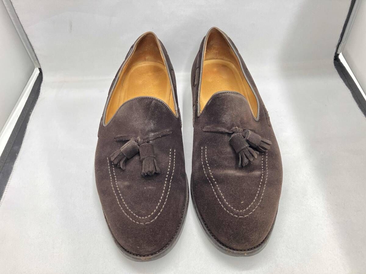 beams F ビームズ ローファー タッセル ブラウン スウェード サイズ 27 5 cm