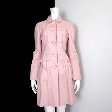 JOAN＆DAVID ジョーン＆デイヴィッド コート レザーコート 本革