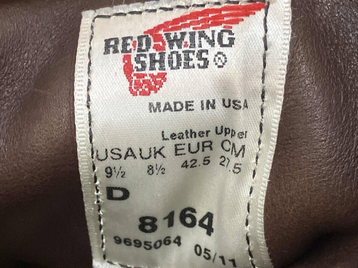  REDWING ワークブーツ D 8164 サイズ27 5㎝ その他 ブーツ 革靴