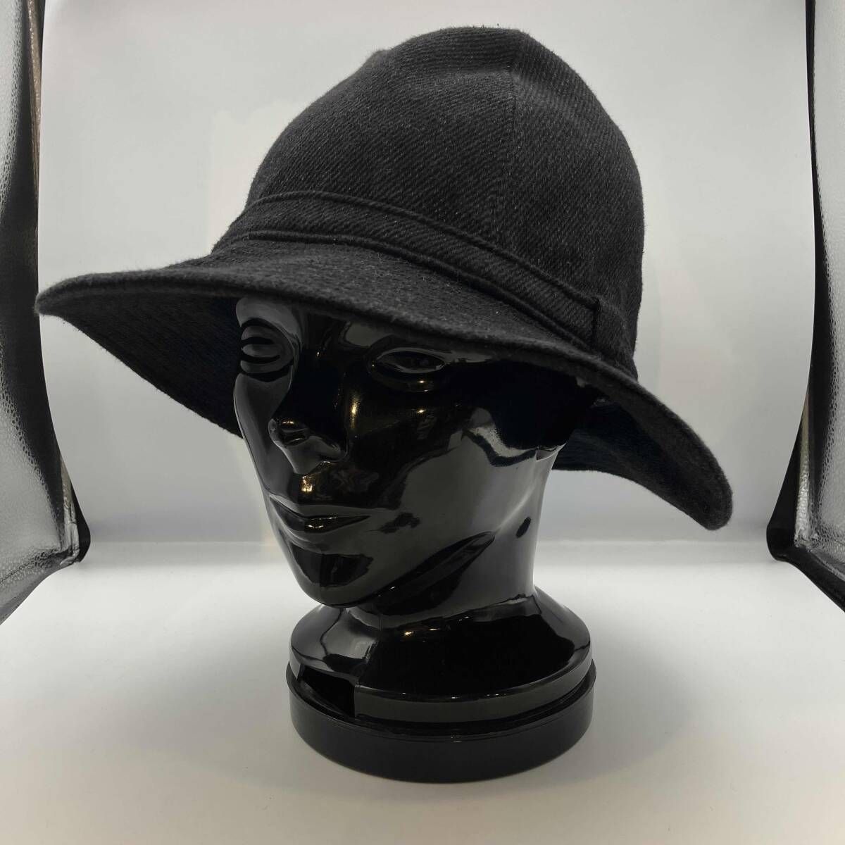 YOHJI POUR HOMME フェドラハット HN H 09 971 ブラック サイズ5 ヨウジヤマモトプールオム