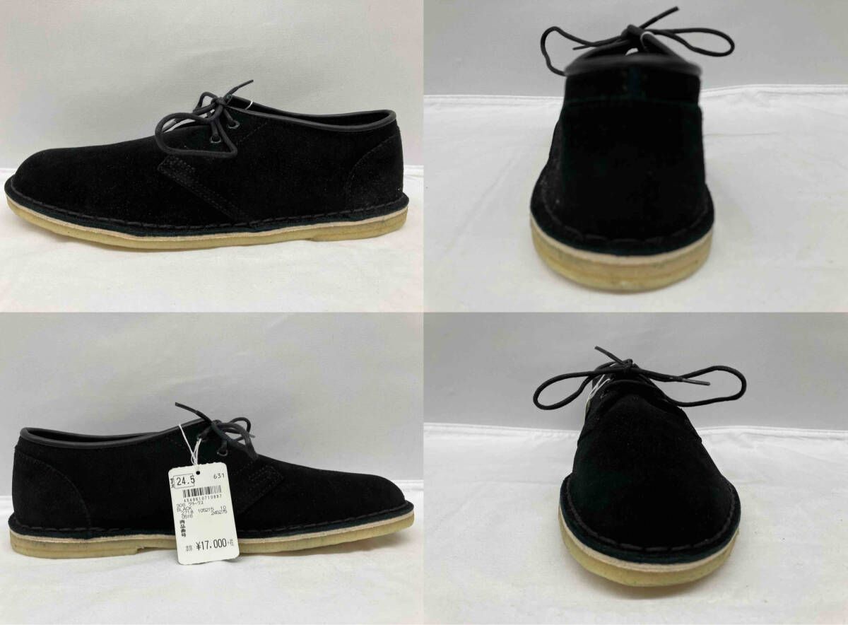 Clarks クラークス スニーカー ブラック スウェード 26105215 24.5cm