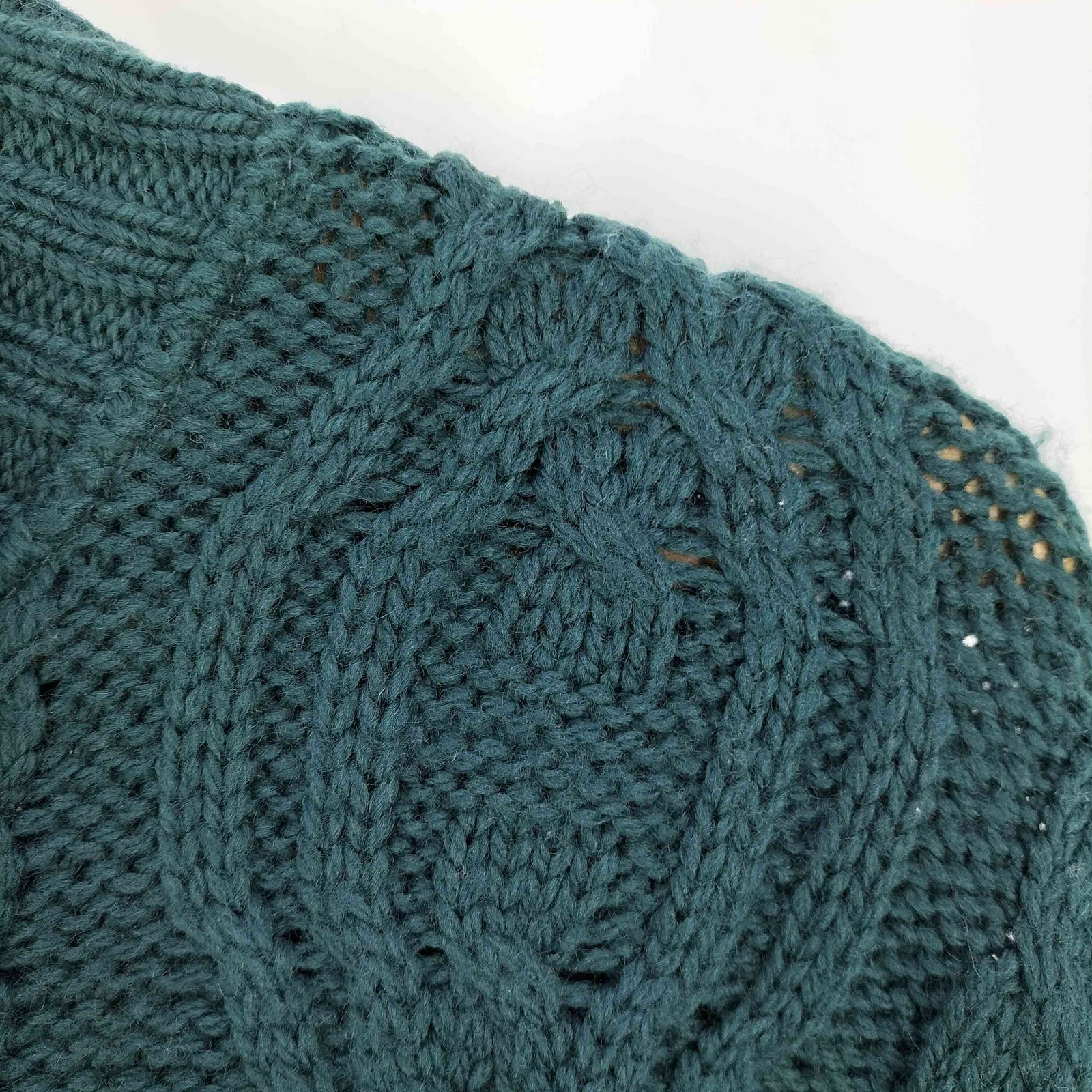 aran crafts(アランクラフト) 80S~90S アイルランド製 100%メリノウール フィッシャーマン  ジップニット メンズ import：L 【中古】【ブランド古着バズストア】 アランクラフト 販売 aran crafts 80S~90S アイルランド製 100%メリノ