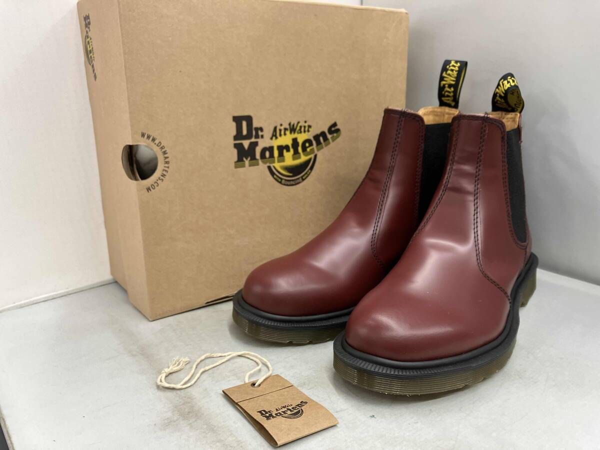 Dr.Marten ドクターマーチン 2976 サイドゴアブーツ チェルシーブーツ サイズ39 24.5㎝ ワインレッド 箱あり