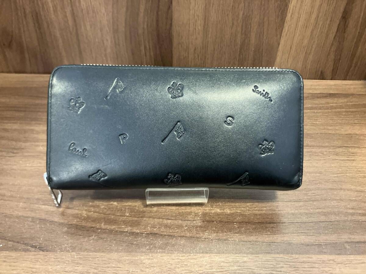 グッチ GUCCI ラウンド長財布 スネーク 451182 ブラック レザー