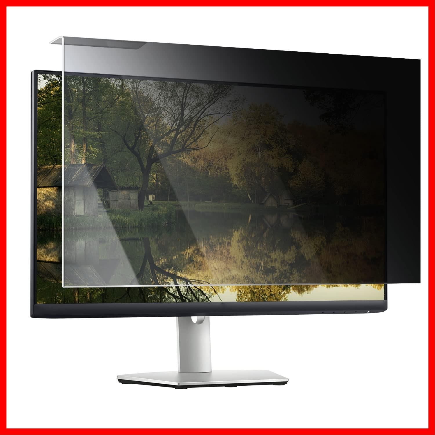 YMYWorld 汎用 プロテクター imac21.5インチ imac24インチ 23インチ 23.6インチ 23.8インチ 24インチ 対応 のぞき見防止 プライバシーフィルター プロテクター