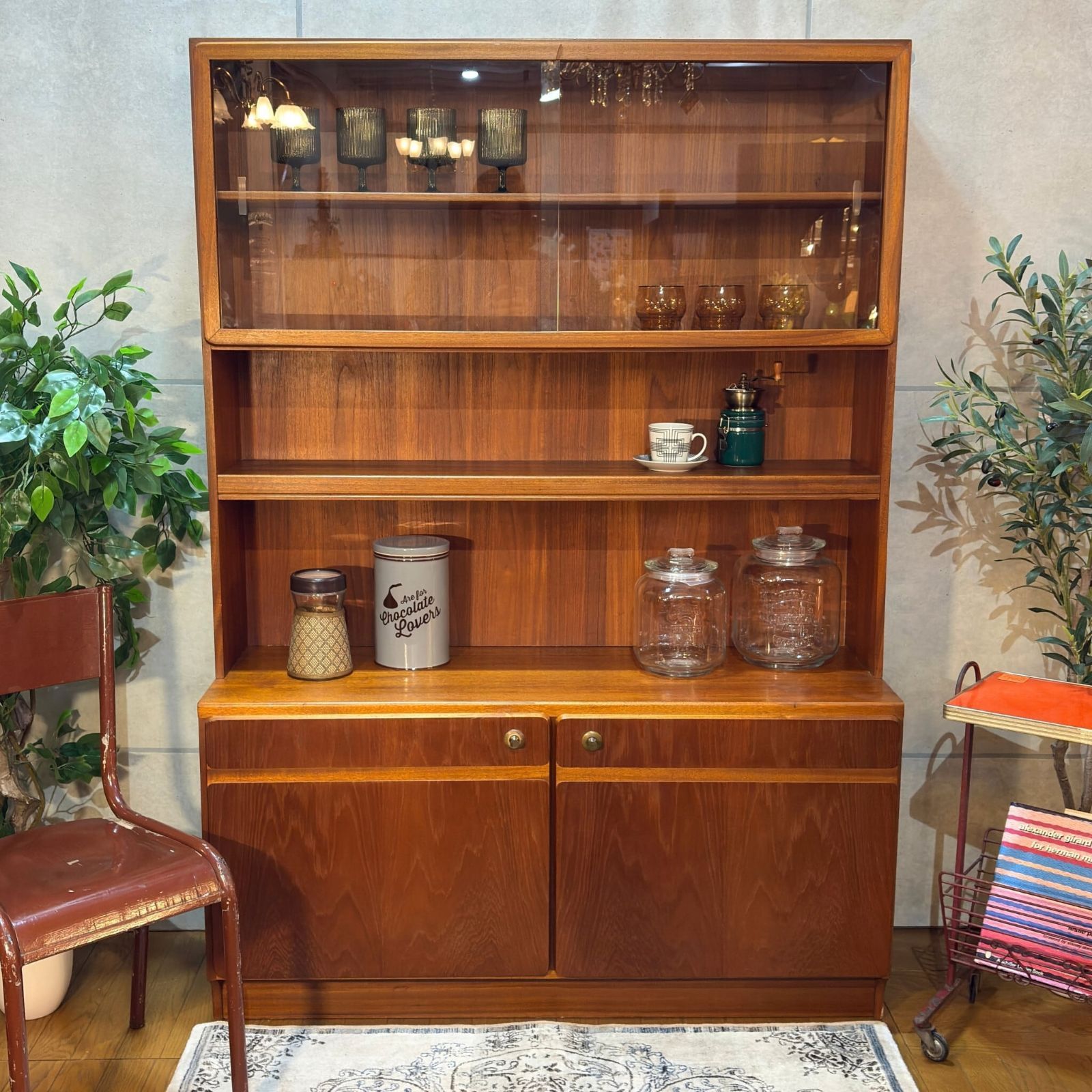 VINTAGE】A.H.McIntosh マッキントッシュ キャビネット H170cm