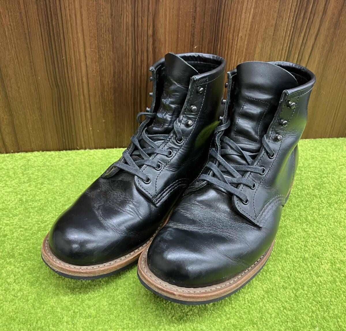 RED WING レッドウイング ベックマンブーツ ブラック サイズ8 5 26 cm ショートブーツ レースアップブーツ メンズ シューズ 靴