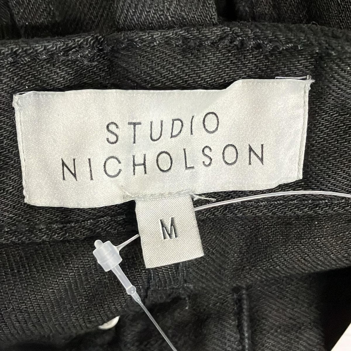  STUDIO NICHOLSON スタジオニコルソン パンツ サイズM レディース 黒 フルレングス その他 パンツ