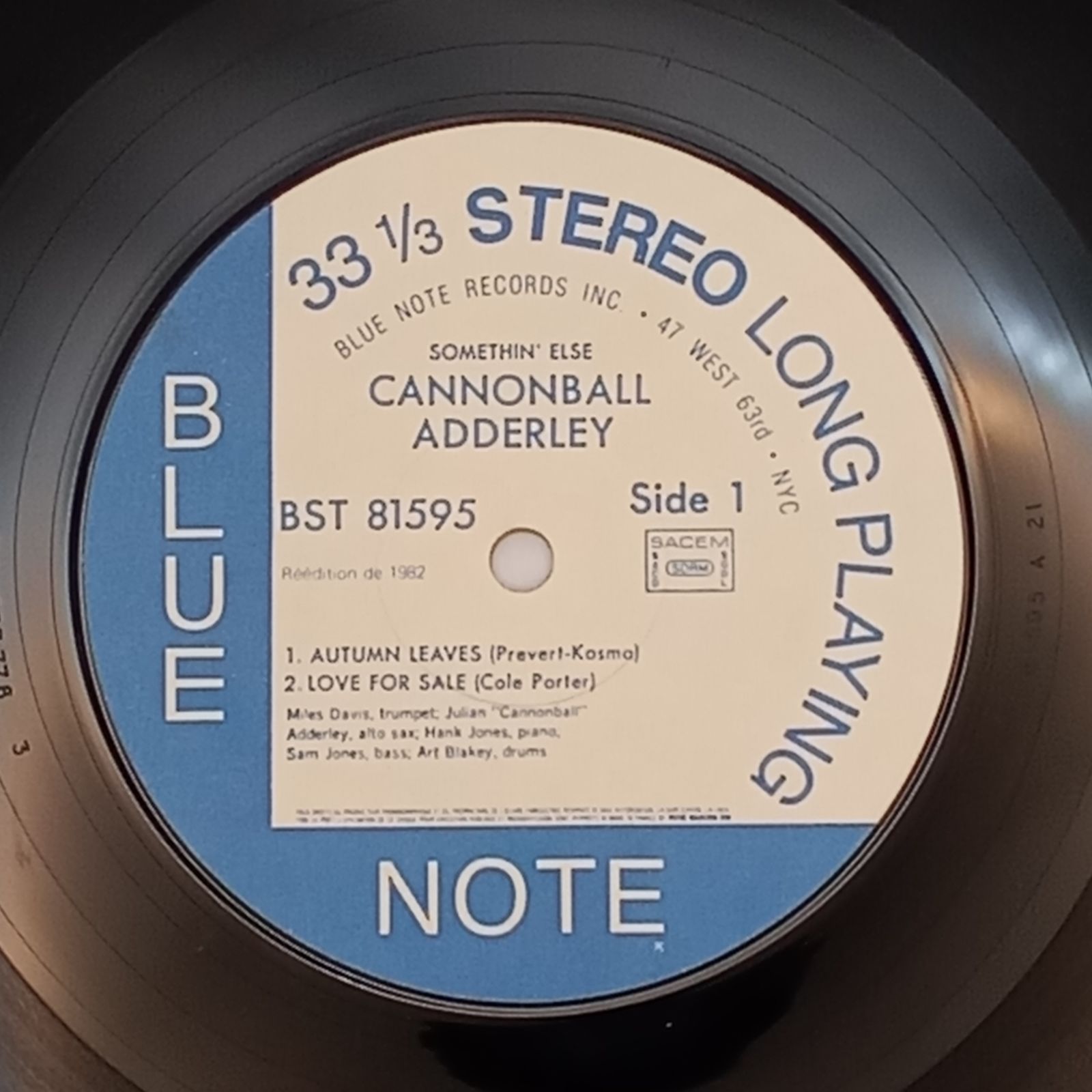 帯付LP】キャノンボール・アダレイ (Cannonball Adderley) – サムシン