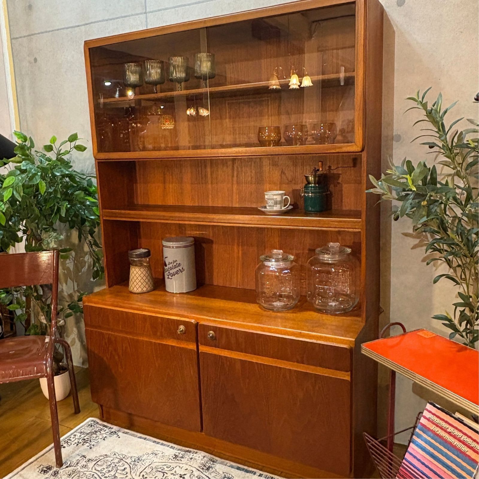 VINTAGE】A.H.McIntosh マッキントッシュ キャビネット H170cm