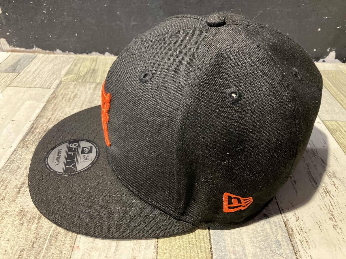 Era ニューエラ9 FIFTY TOKYO KIDS キャップ ブラック x オレンジ