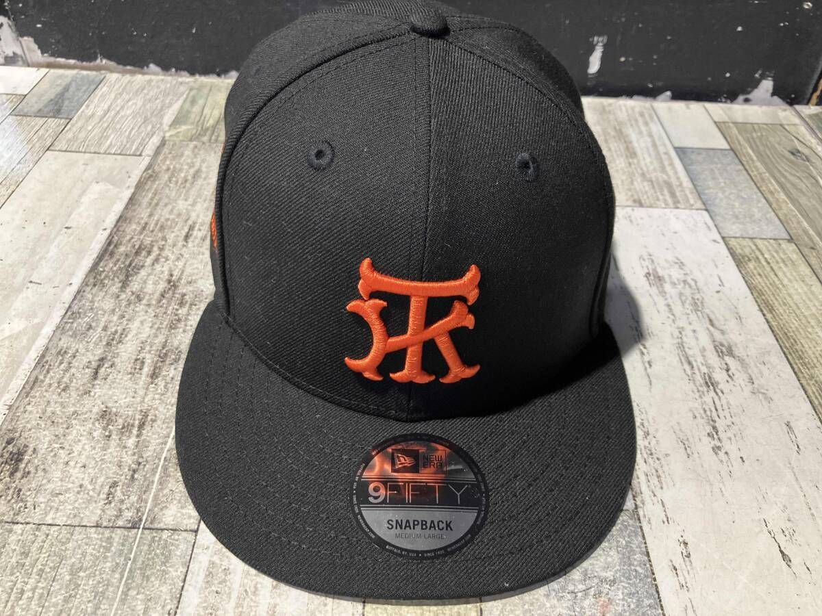 Era ニューエラ9 FIFTY TOKYO KIDS キャップ ブラック x オレンジ