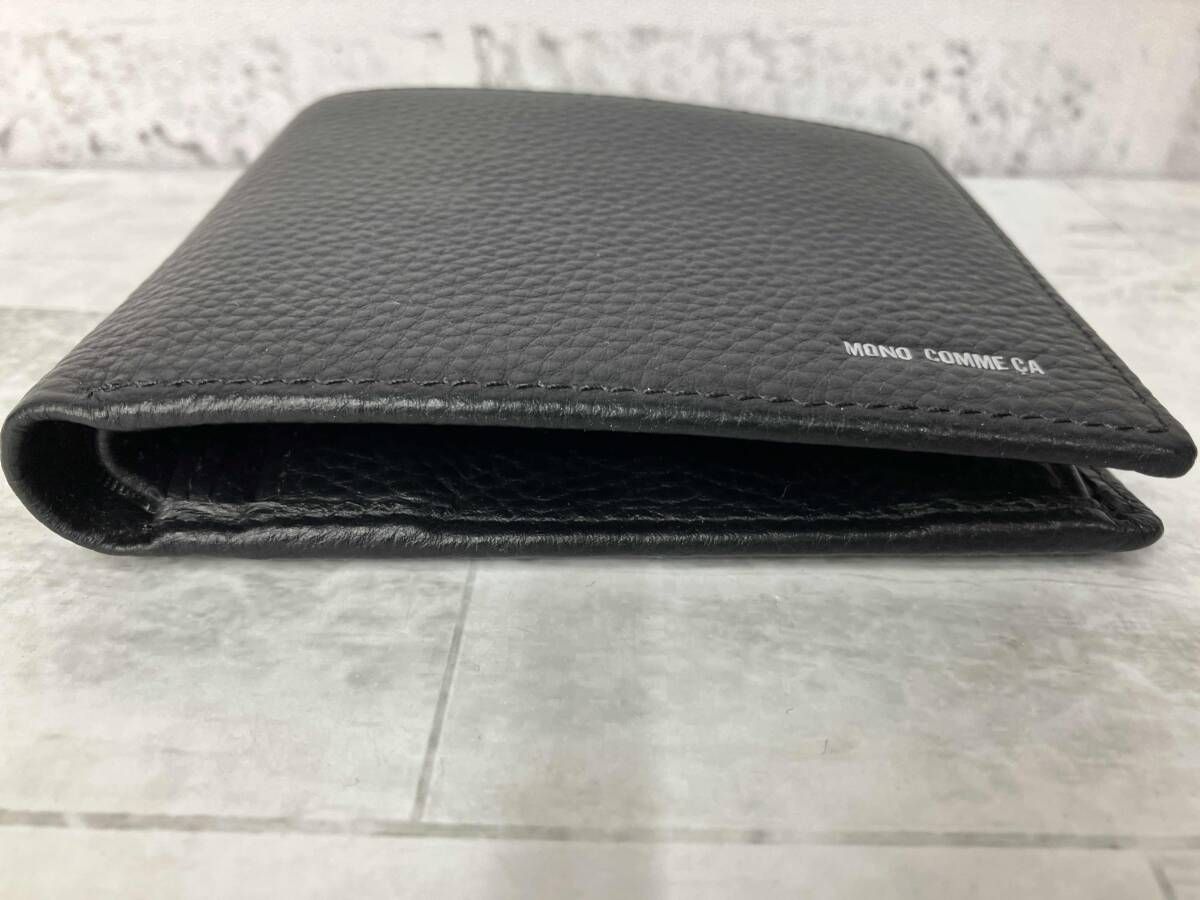 ブラック MONO COMME CA メンズ 二つ折り財布 2つ折り財布 二つ折り