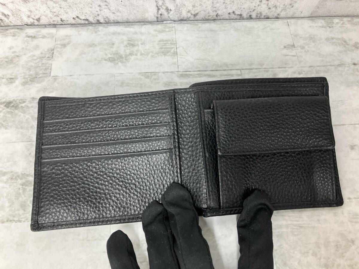ブラック MONO COMME CA メンズ 二つ折り財布 2つ折り財布 二つ折り