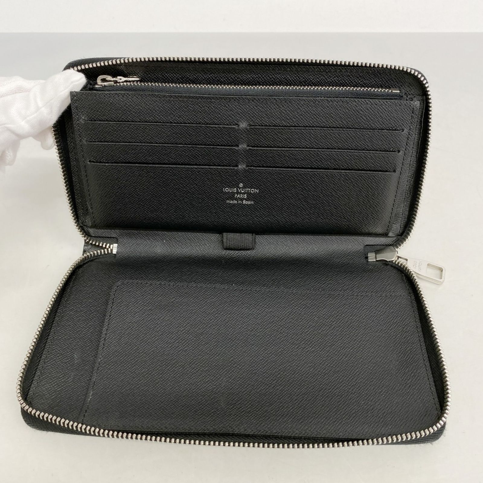 美品✨ルイヴィトン エピ ジッピーオーガナイザー M63852 長財布 ノワール LOUIS VUITTON（ルイ・ヴィトン） ジッピー・オーガナイザー エピ 長