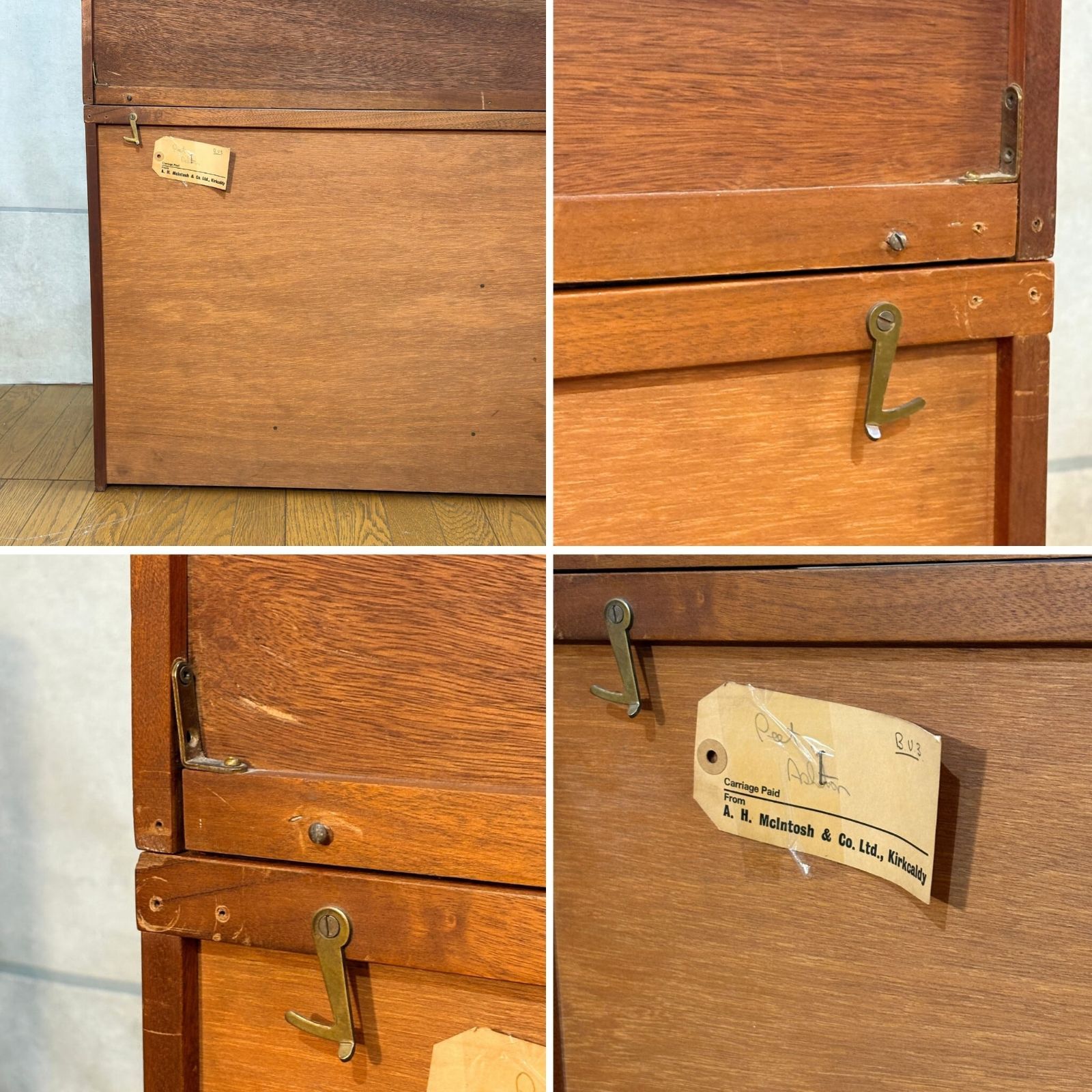 VINTAGE】A.H.McIntosh マッキントッシュ キャビネット H170cm