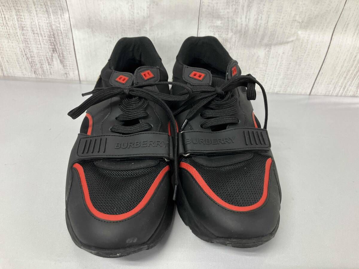 バーバリー RAMSEY ブラック ローカット スニーカー サイズ 42