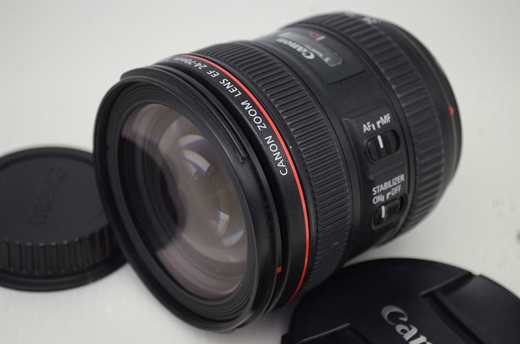 Canon キヤノン EF 24 70 mm F 4 L IS USM フルサイズ ズームレンズ フード付 251122 d