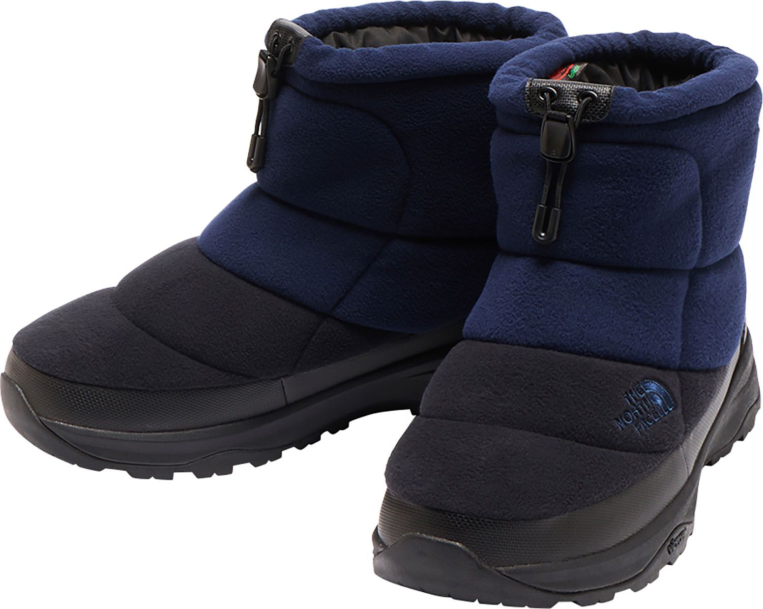 ザ ノース フェイス THE NORTH FACE アウトドア ヌプシ ブーティ ショート ポーラテック Nuptse Bootie Short POLARTEC メンズ レディース シューズ アウトドアシューズ ブーツ N UK アーバンネイビー×TNFブ