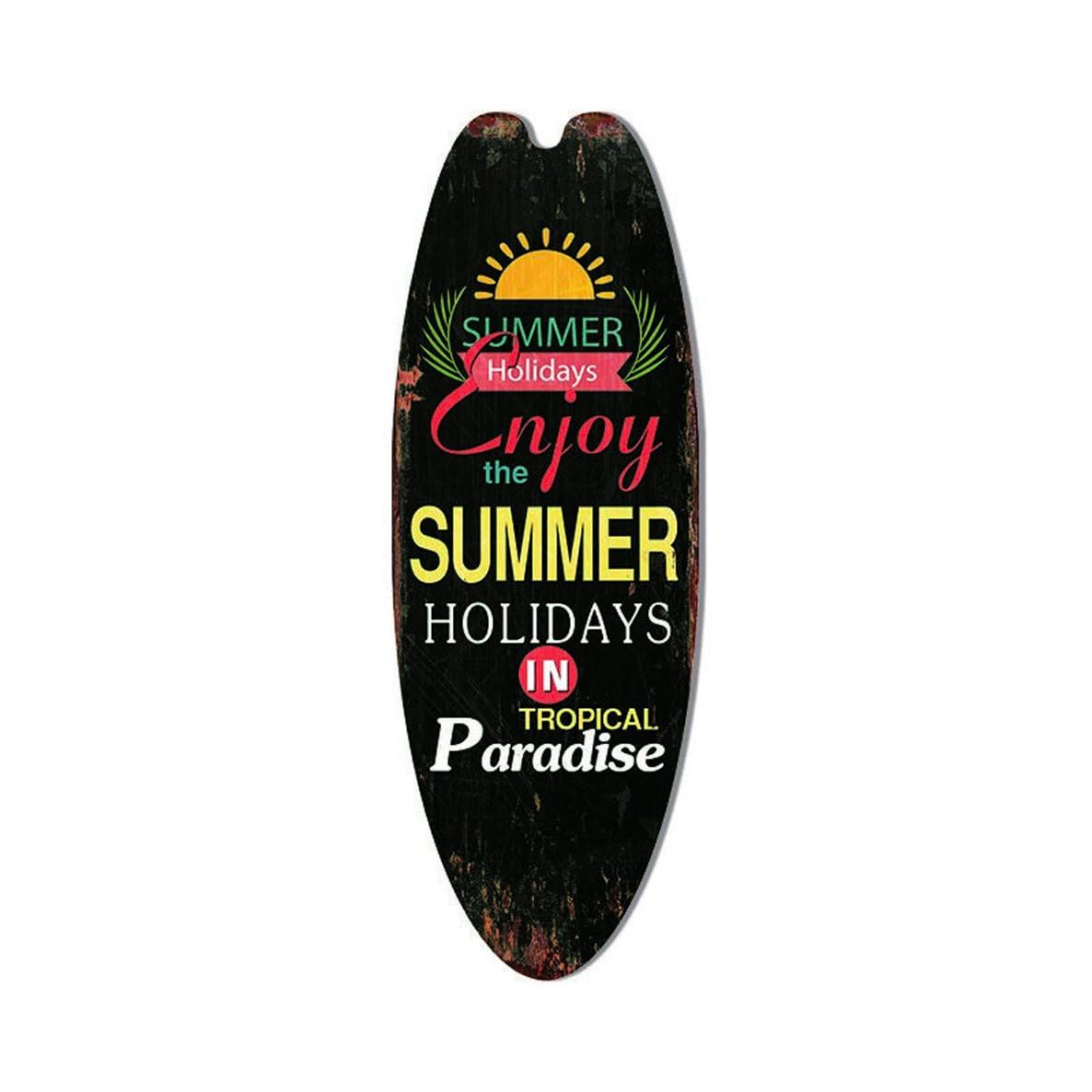 ALOHAMONI] ヴィンテージ アメリカン ウッド サーフボード サイン