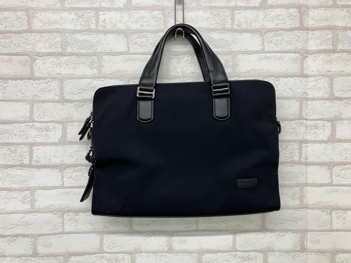 TUMI 66000 D トゥミ ハリソン ブリーフケース ショルダーバッグ メンズ ブラック 2 way ビジネス