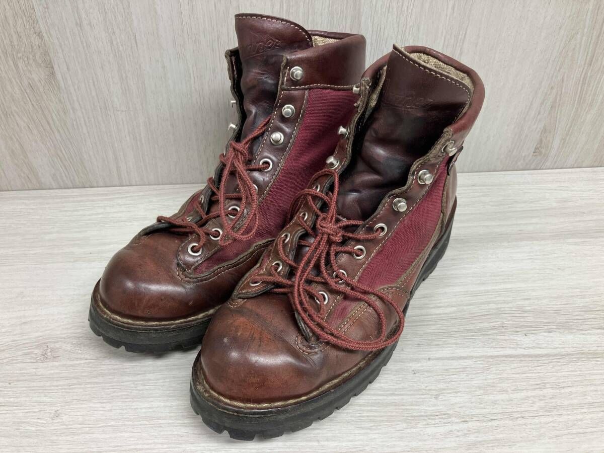 レッド DANNER LIGHT 3 H PLUM 33264 ダナー トレッキングシューズ ブーツ シューズ メンズ EE US 8 約26 cm レッド系 箱無し 状態考慮