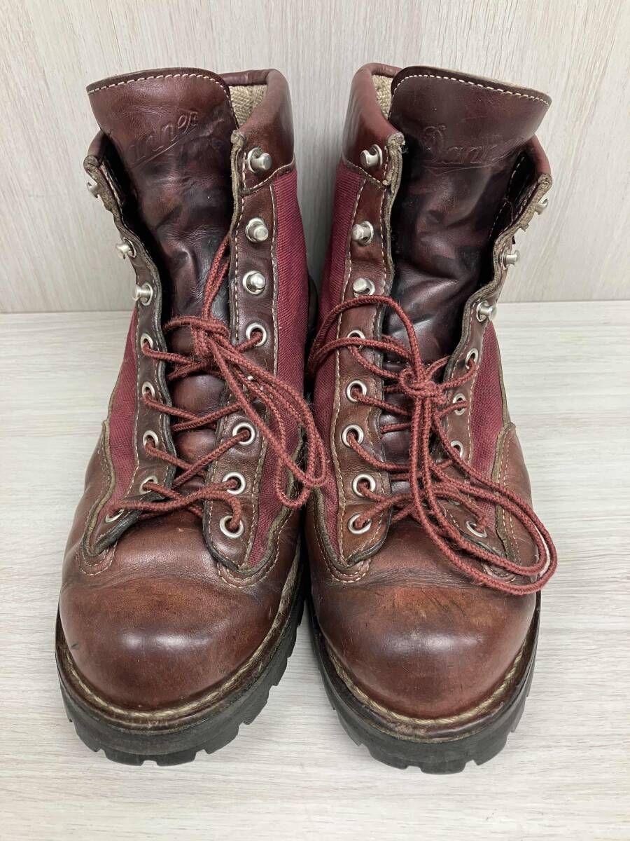 レッド DANNER LIGHT 3 H PLUM 33264 ダナー トレッキングシューズ ブーツ シューズ メンズ EE US 8 約26 cm レッド系 箱無し 状態考慮