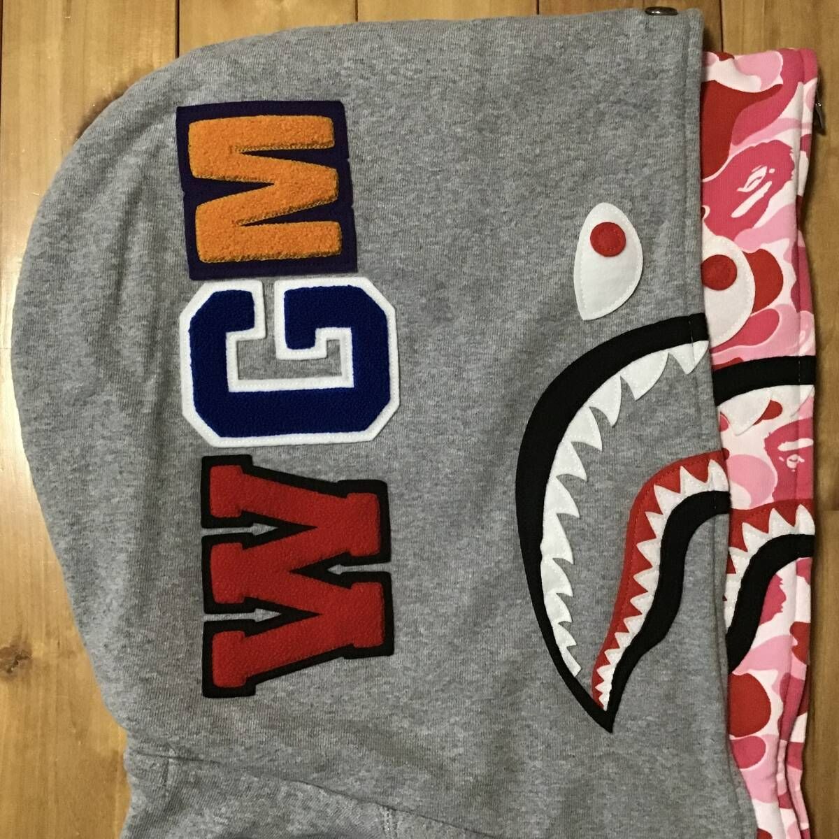 ☆2XL☆ ダブル シャーク パーカー Double shark full zip hoodie a