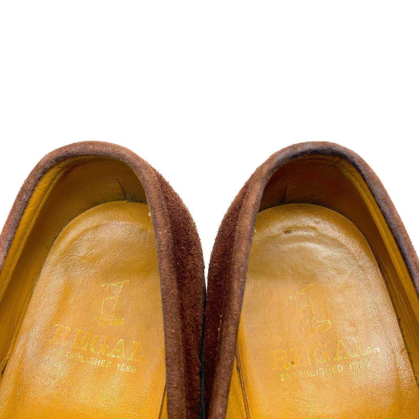 REGAL Shoe & Co ハーフサドルローファー　ブラウンスウェード REGAL Shoe & Co ハーフサドルローファー ブラウンスウェード SHIPS