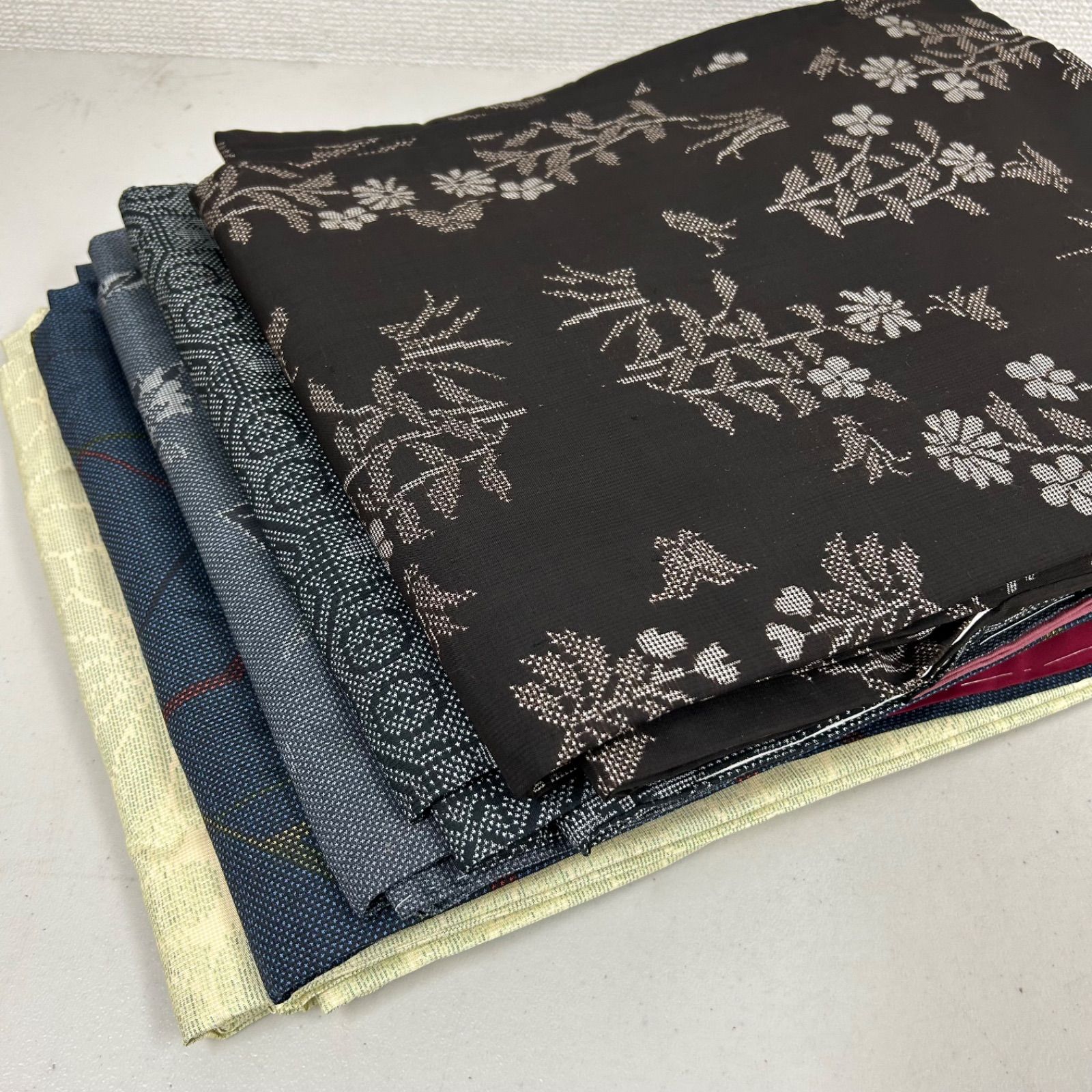 大島紬 着物 正絹 5着 着物まとめ売り リメイク材料 m-579 - メルカリ