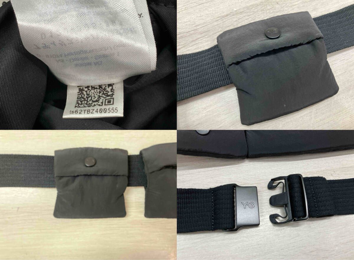 Y-3 ワイスリー Yohji Yamamoto | adidas アディダス ウエストバッグ ボディバッグ ブラック グレー系 カジュアルジャケット