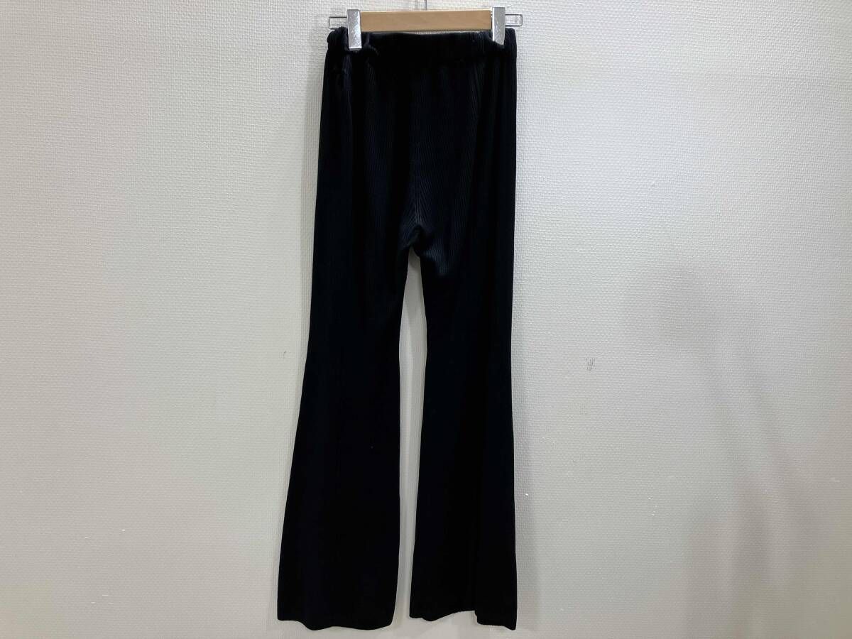 CFCL リブニットフ ーパンツ ニットパンツ フ 黒 秋