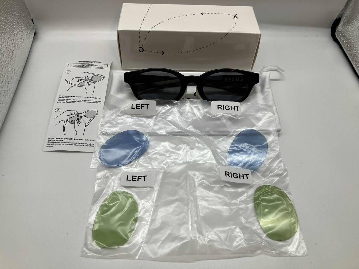 eye c u アイシーユー サングラス TXL BEAMS ブラック