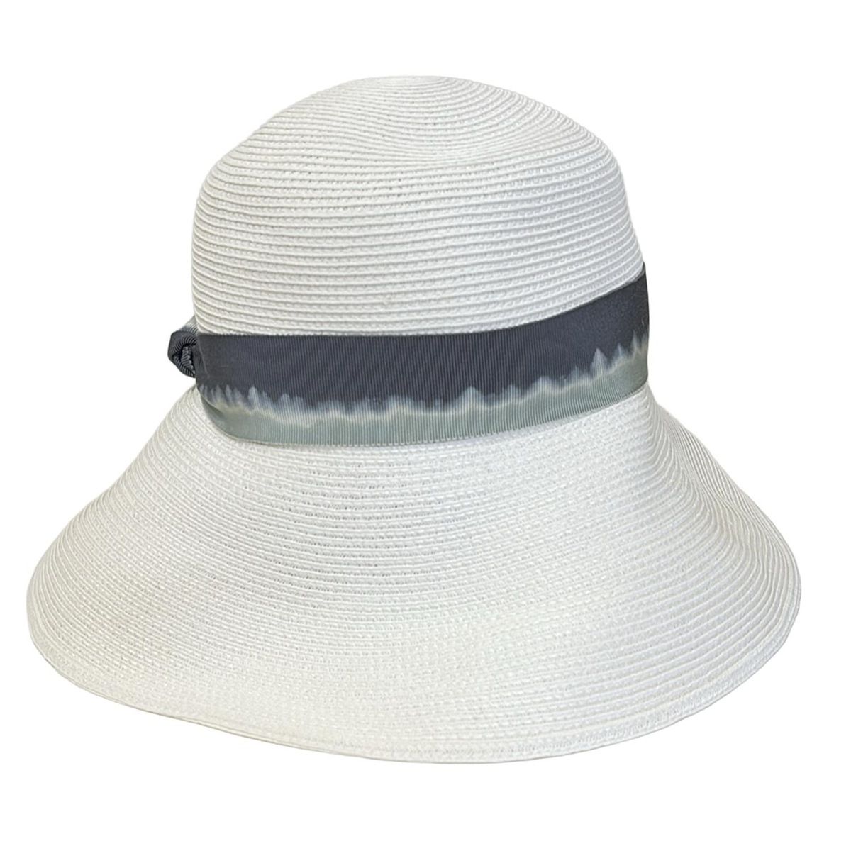  エンポリオアルマーニ ハット 57 アイボリー ダークグレー ライトブルー ストローハット コットン その他 ハット