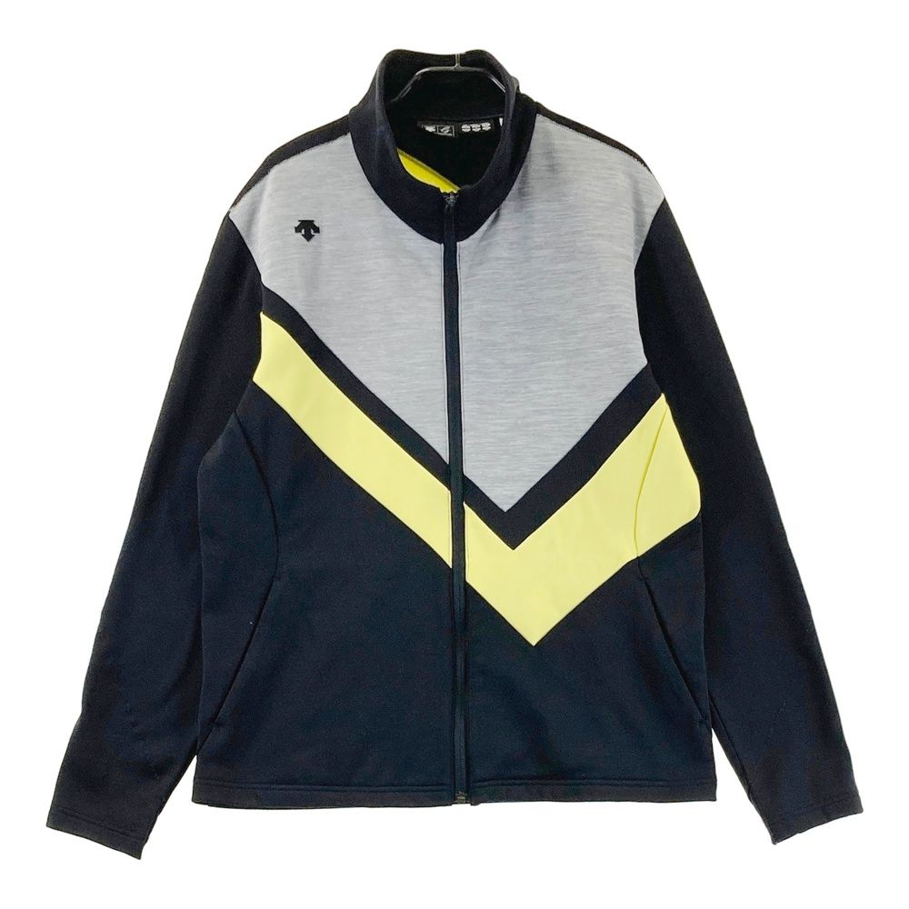 DESCENTE GOLF デサントゴルフ ラバーロゴ フルジップ ジャケット 筋メダル」 DESCENTE GOLF デサントゴルフ ラバーロゴ フルジップ