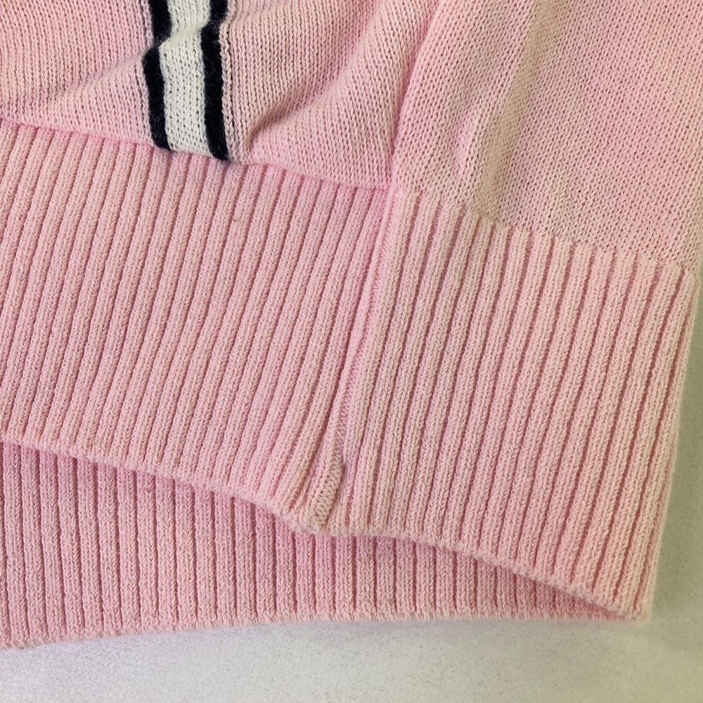 サイズ：LL MUNSING WEAR マンシングウェア ニットベスト ストライプ柄