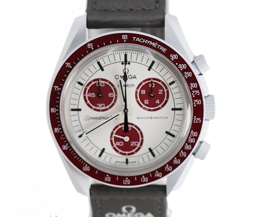 【付属品有】オメガ×スウォッチ/スピードマスター/SO33M101/メンズ腕時計 オメガ x スウォッチ/Swatch スピードマスター SO33M101 メンズ 時計